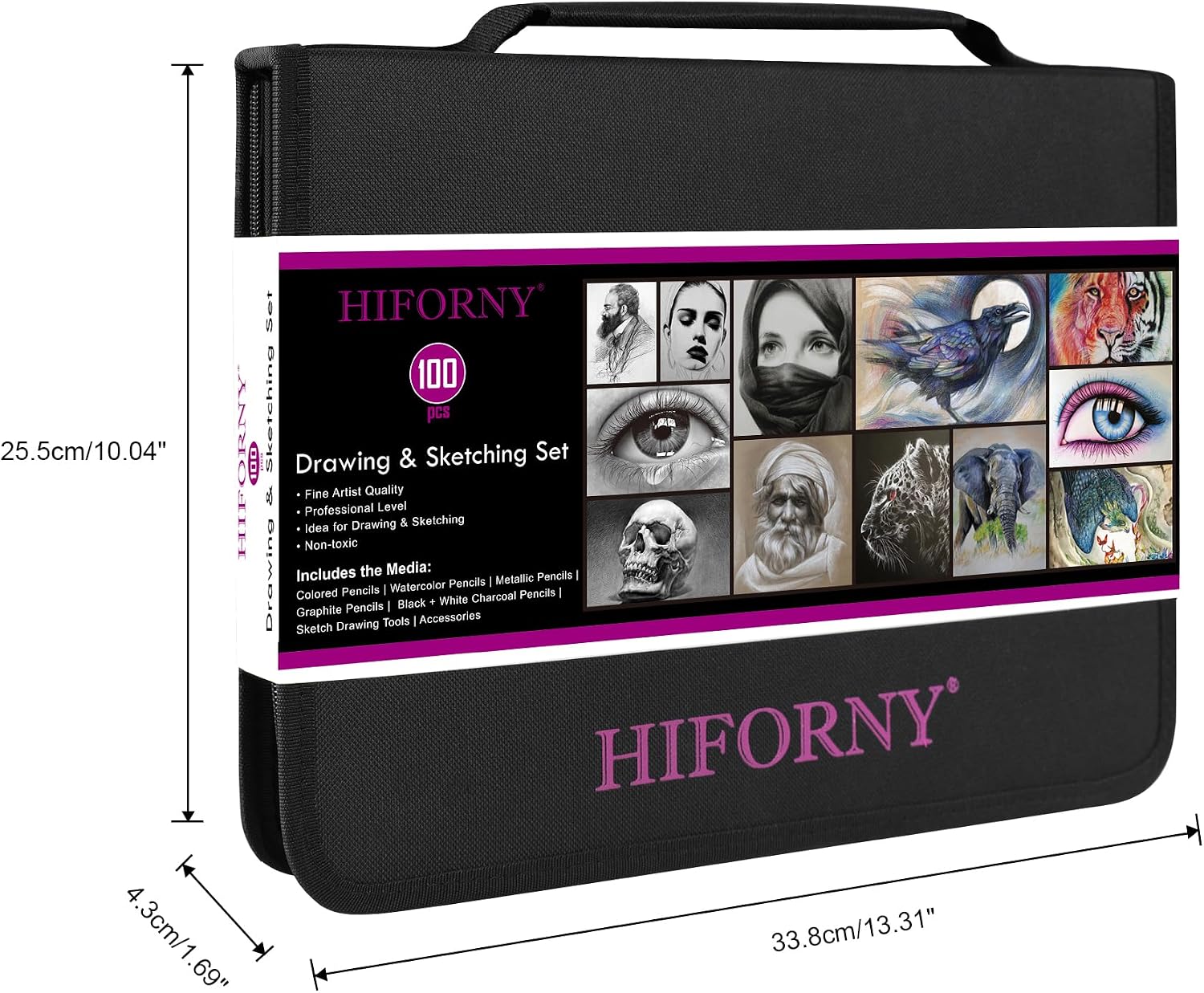 100-piece Drawing Sketching Set