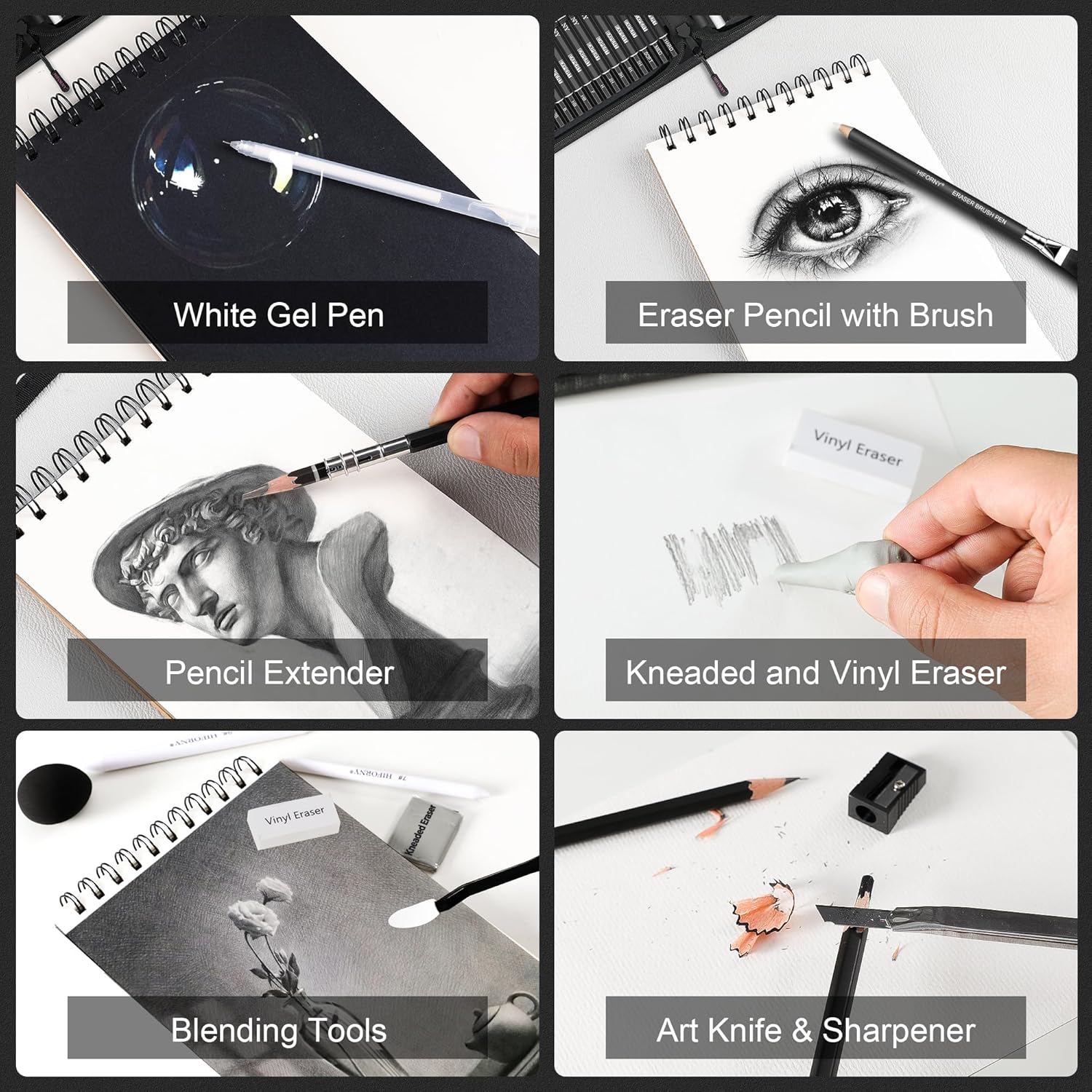 100-piece Drawing Sketching Set