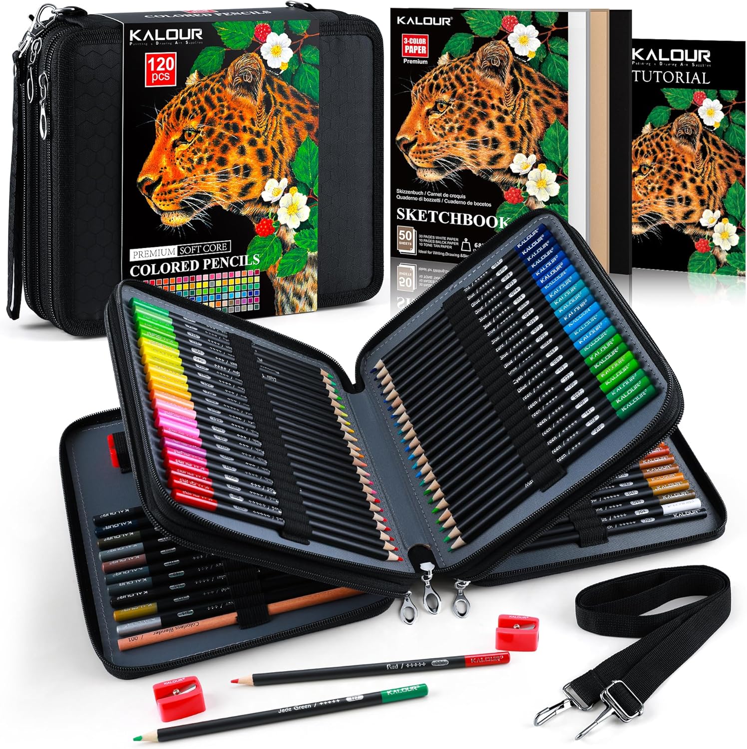120 Oil-based Coloured Pencils