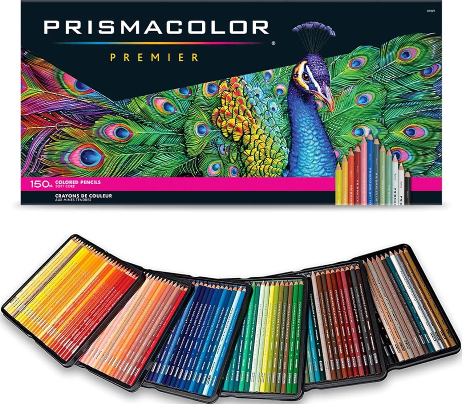 150 Coloured Pencils - 150-Count Soft