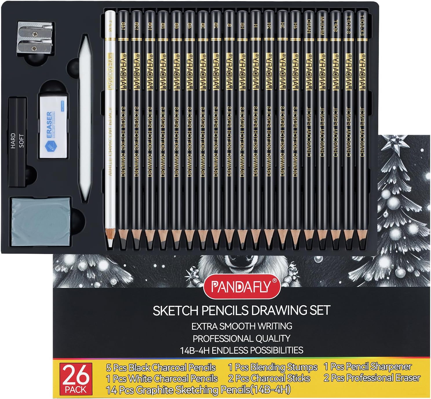 16-piece Graphite Sketch Set