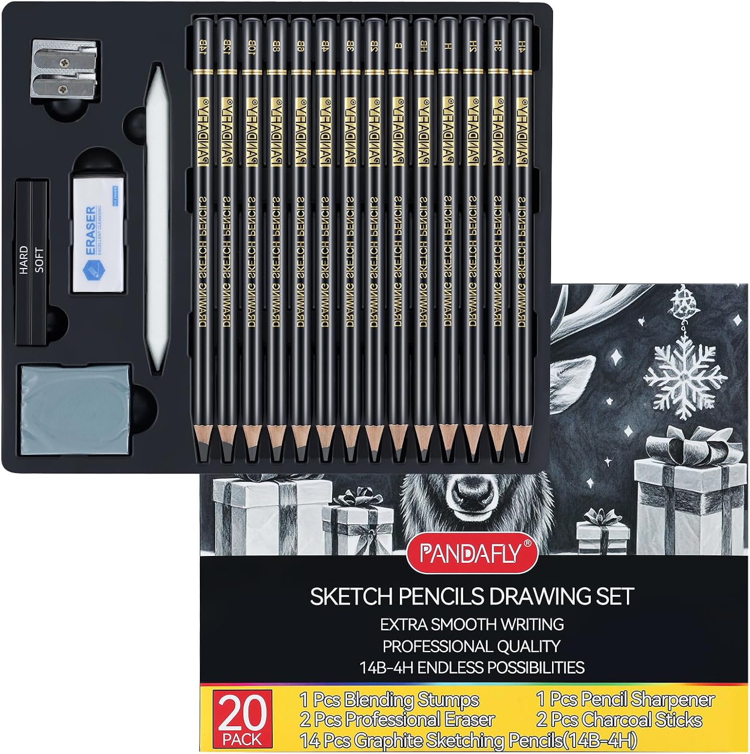16-piece Graphite Sketch Set