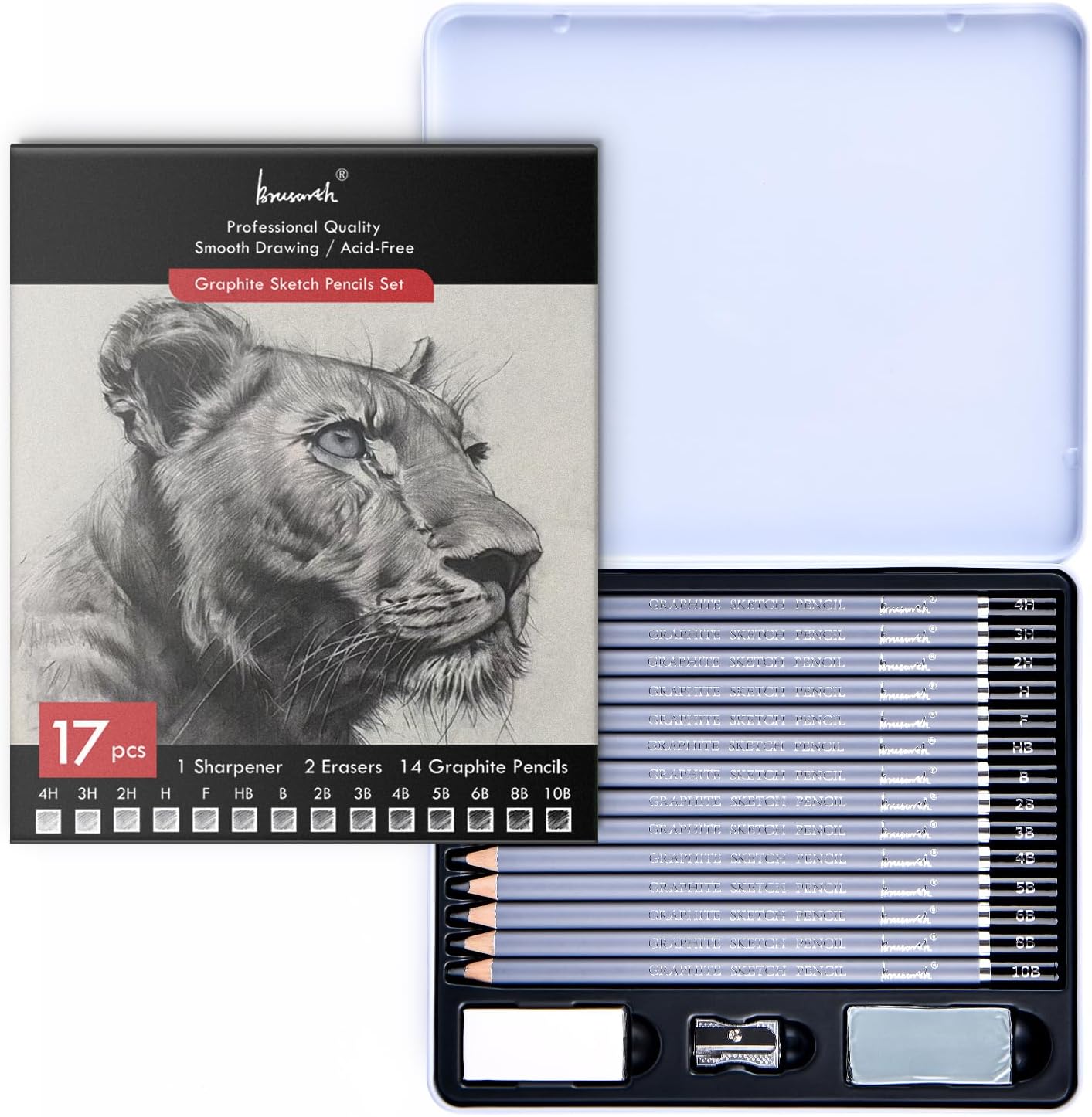 17-piece Graphite Sketch Set
