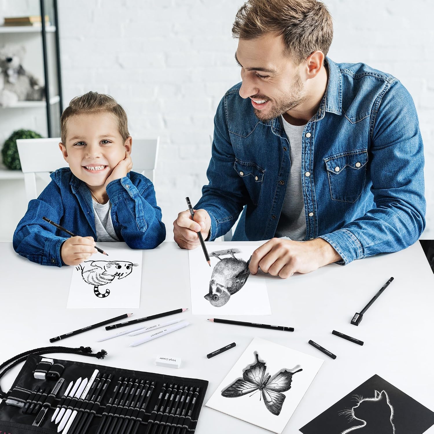 36-piece Graphite Charcoal Set