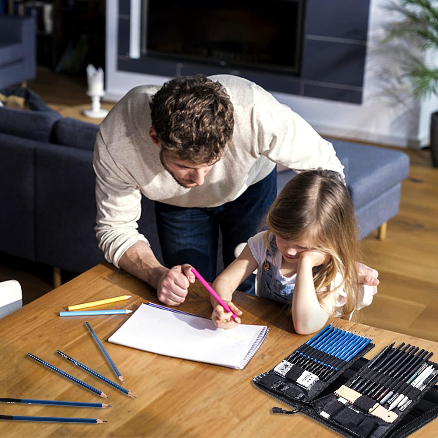 40-piece Sketch Drawing Set