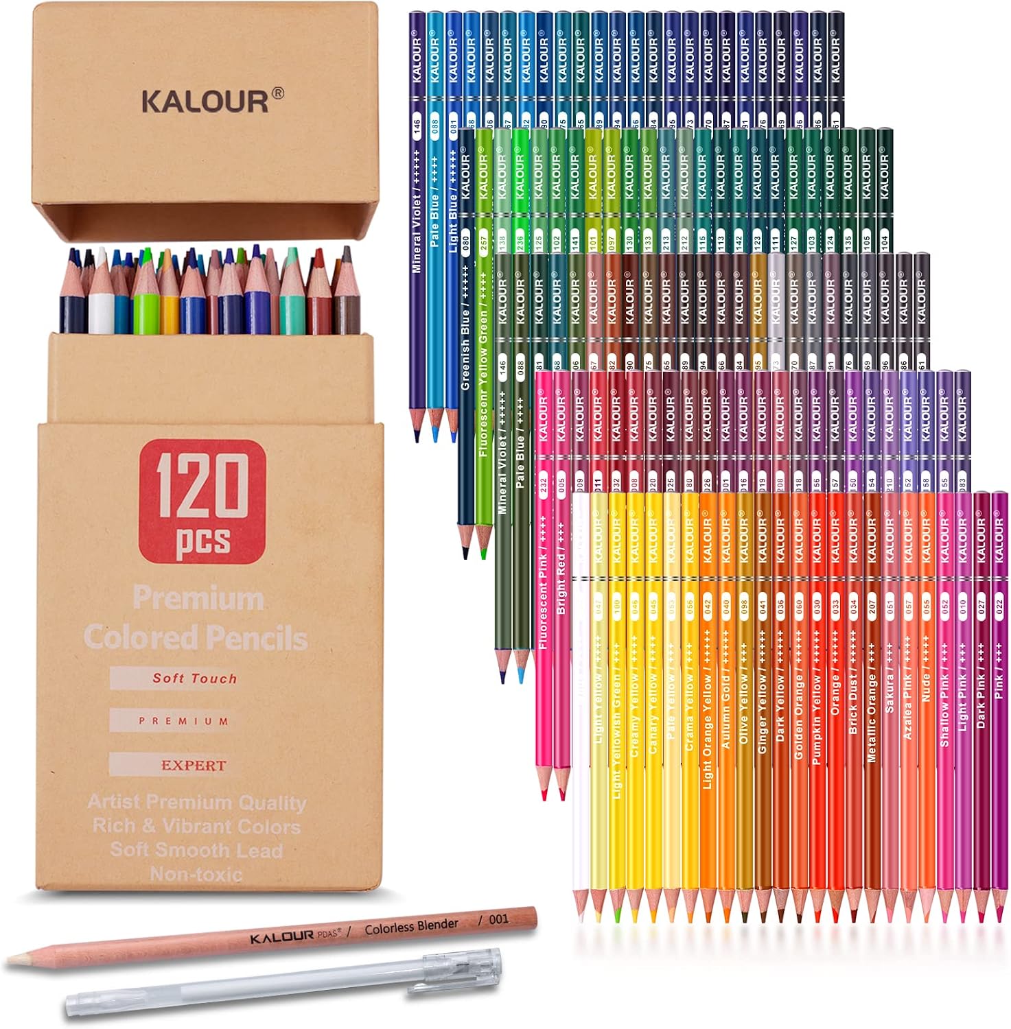 72 Soft Core Coloured Pencils