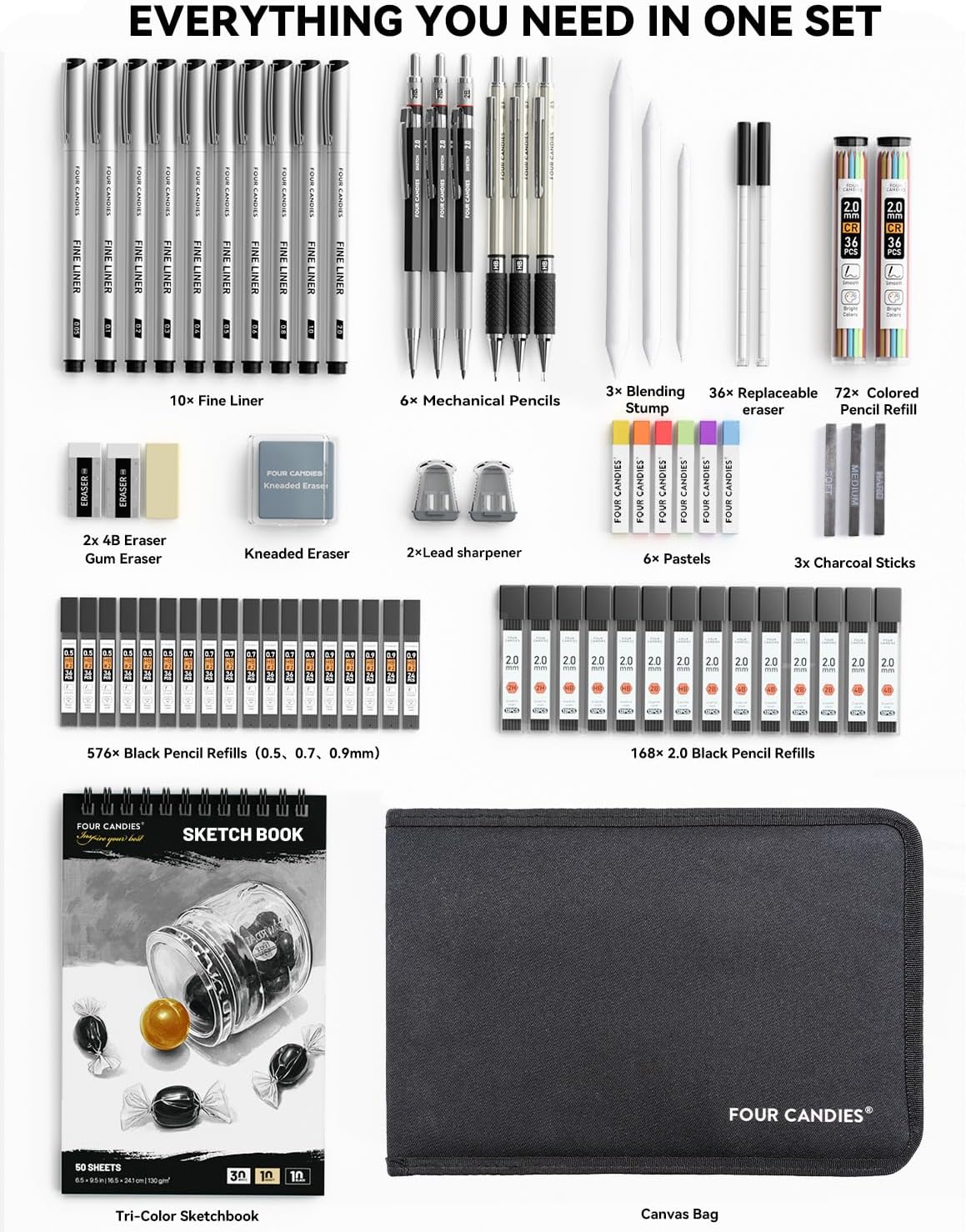 73-piece Drawing Kit