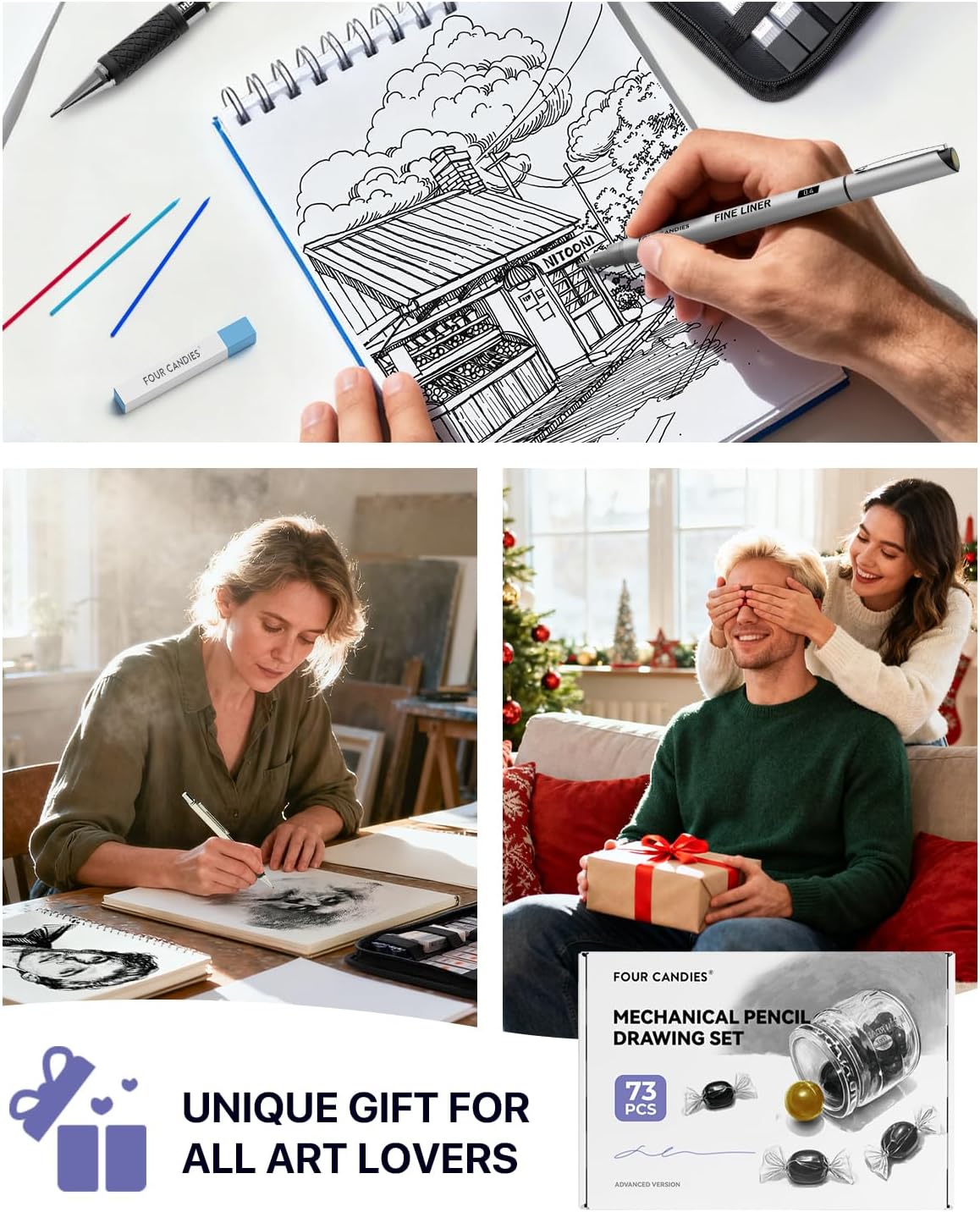 73-piece Drawing Kit