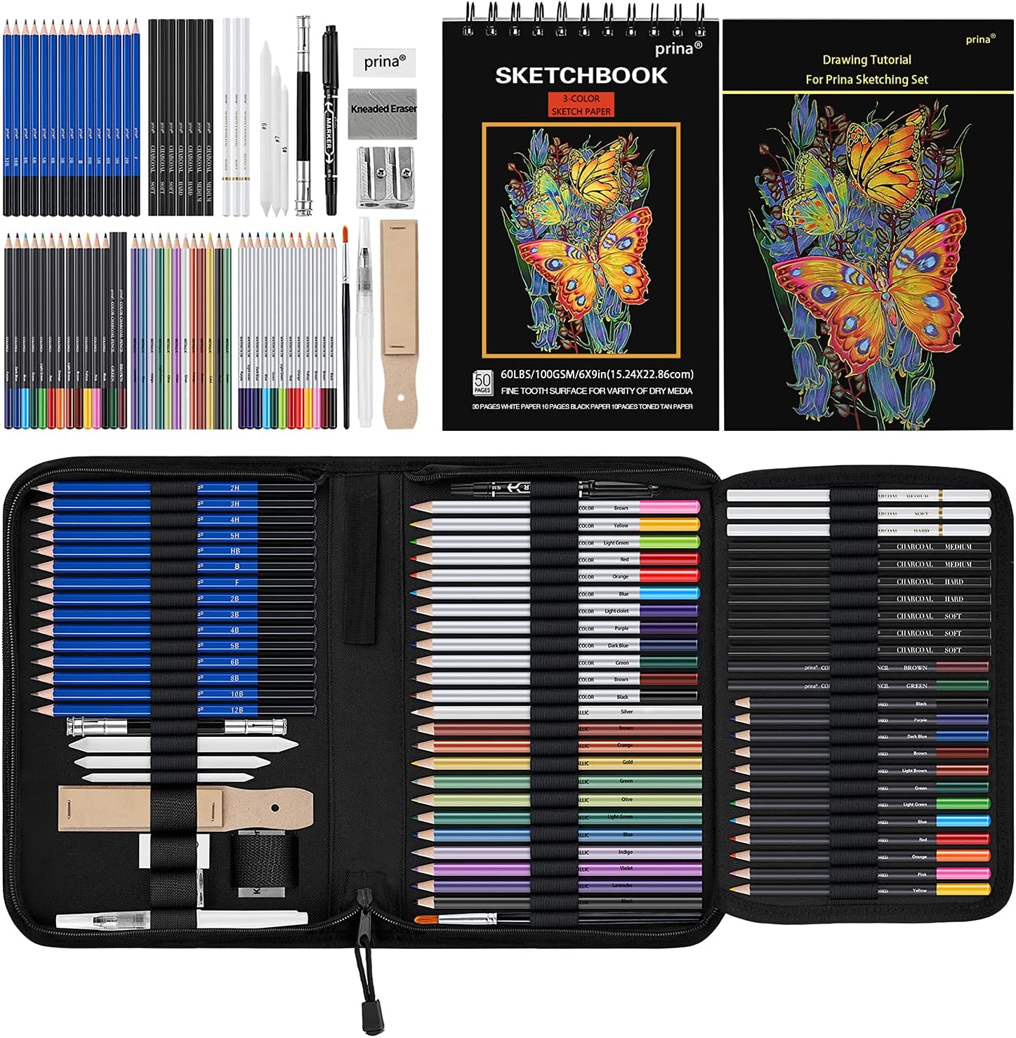 76-piece Drawing Set