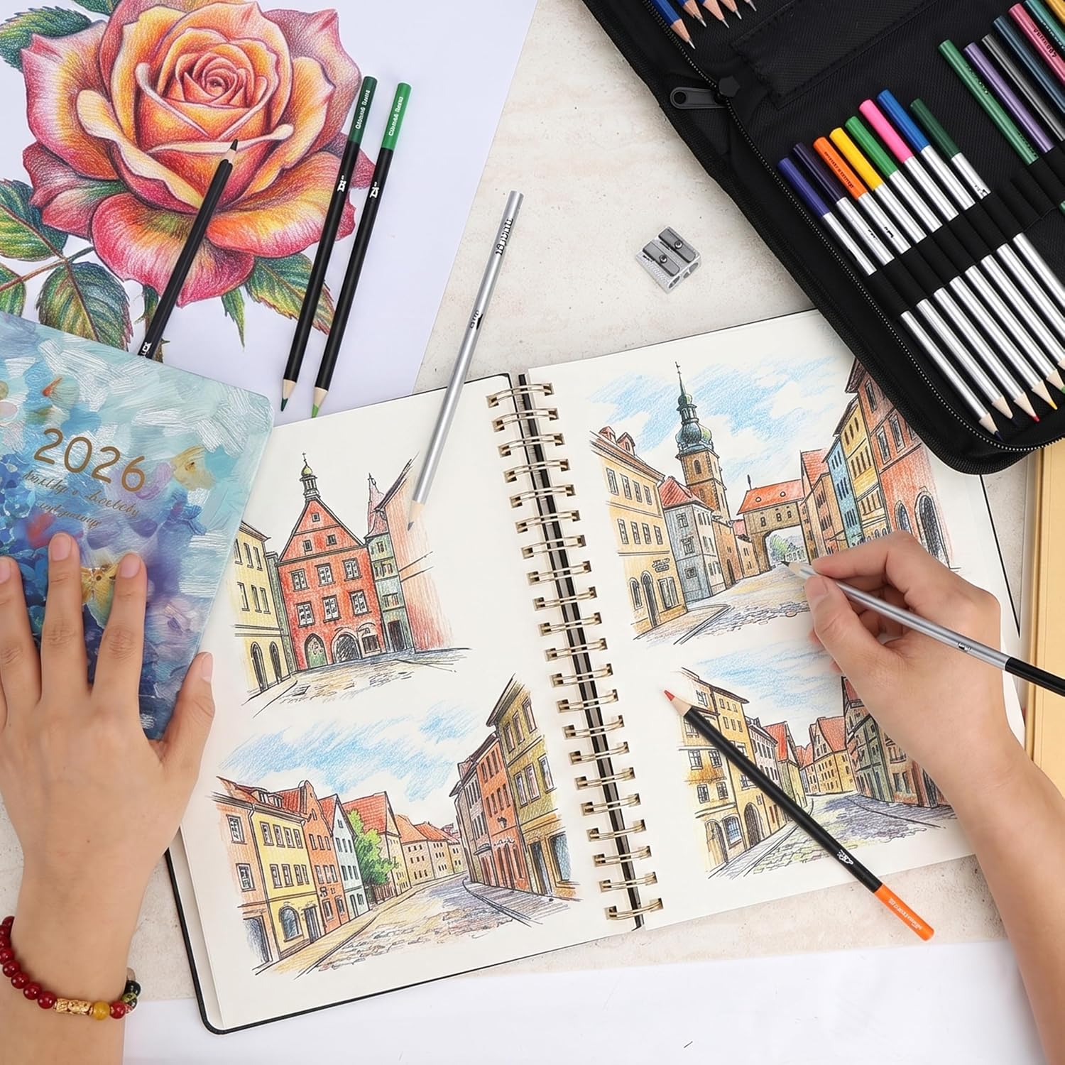 81-Piece Drawing and Sketching