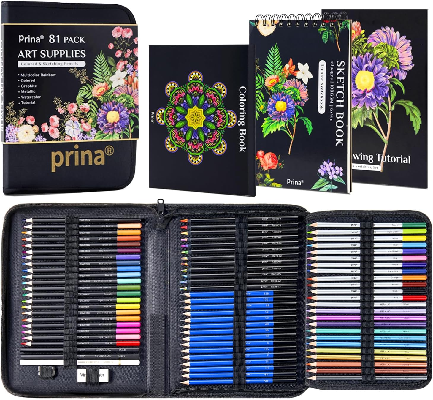 81-piece Drawing Sketching Set