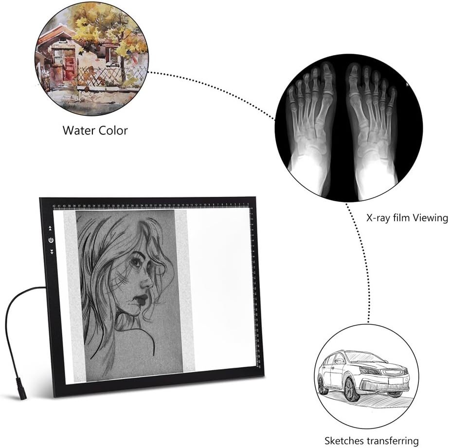A3 LED Tracing Light Pad with Dimmer