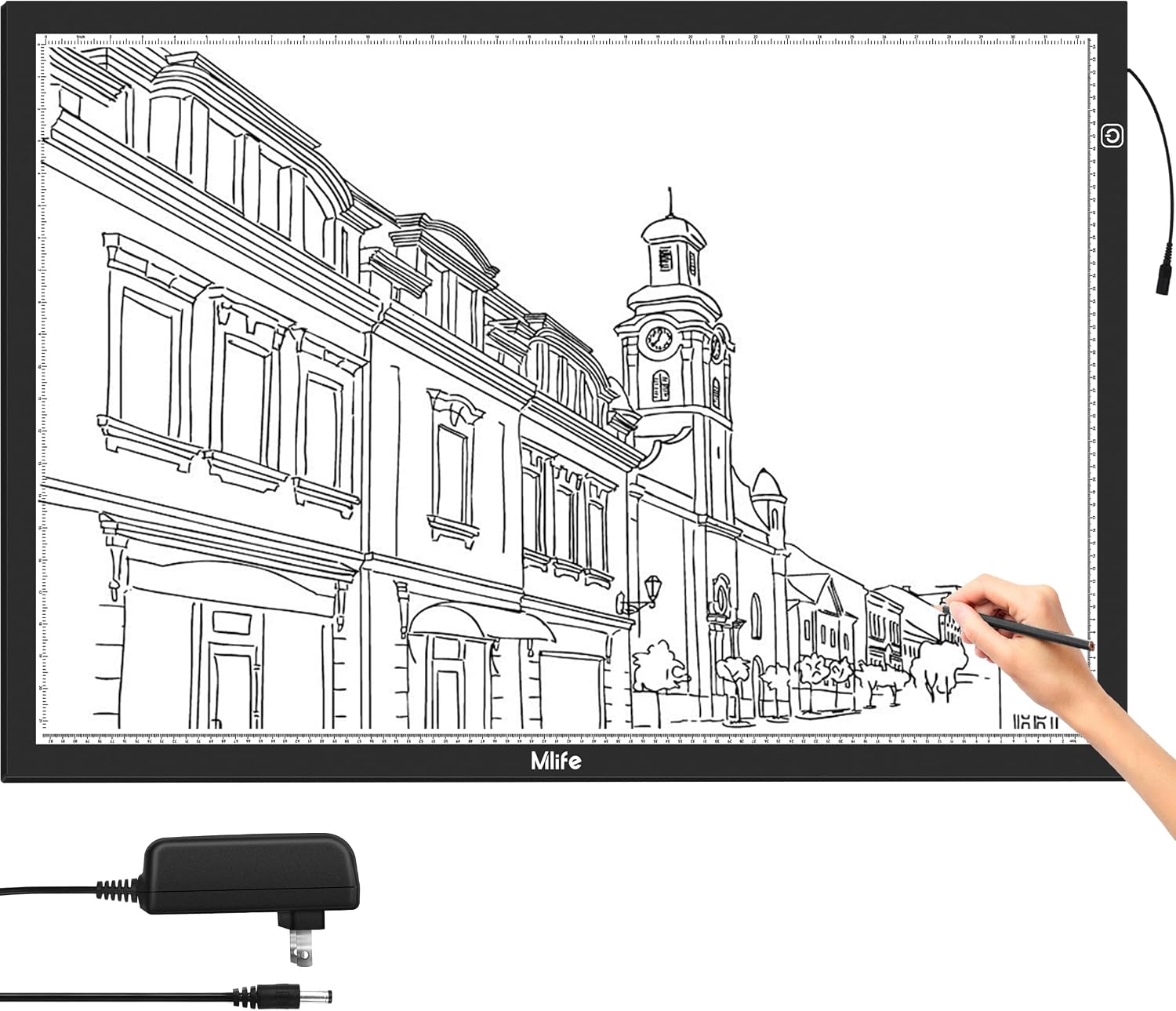 A4 LED Tracing Light Pad with 3 Brightness Levels