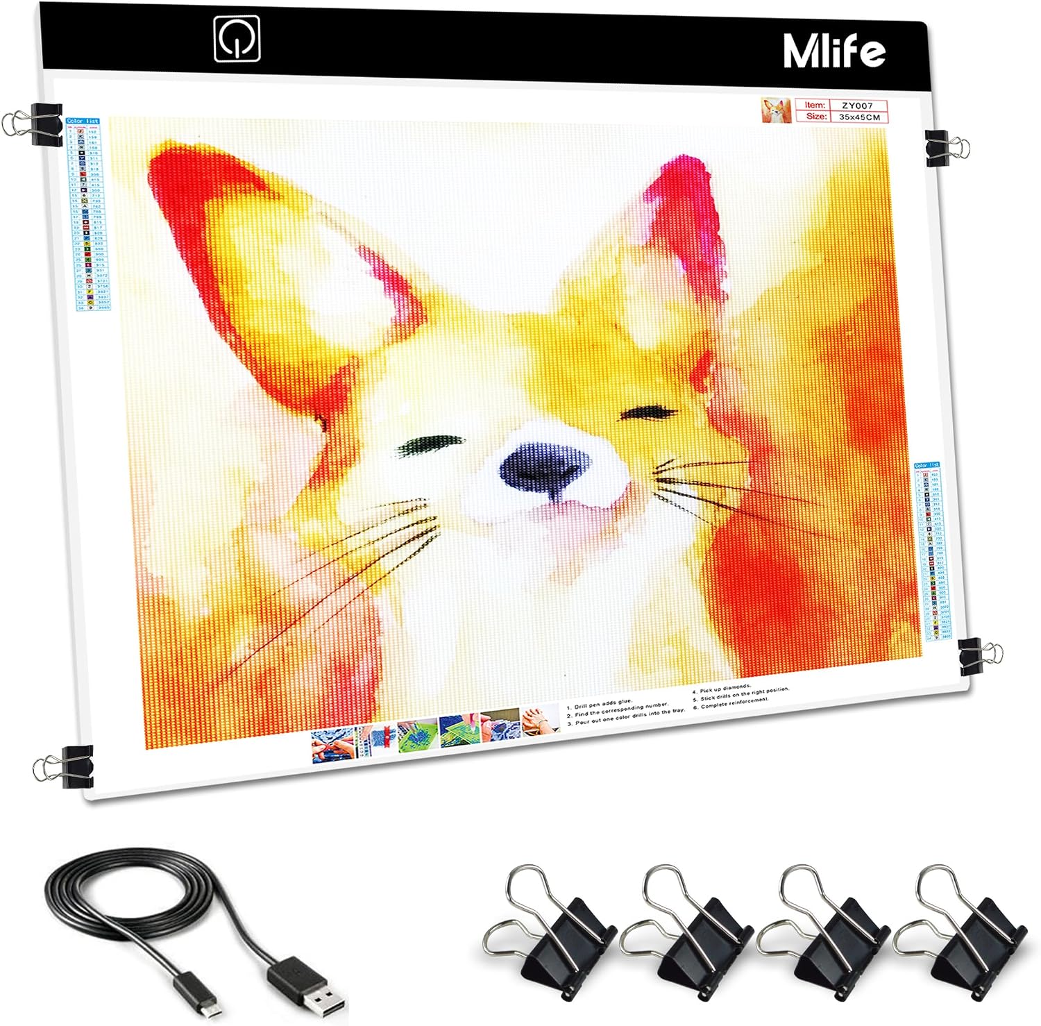 A4 LED Tracing Light Pad with 3 Brightness Levels