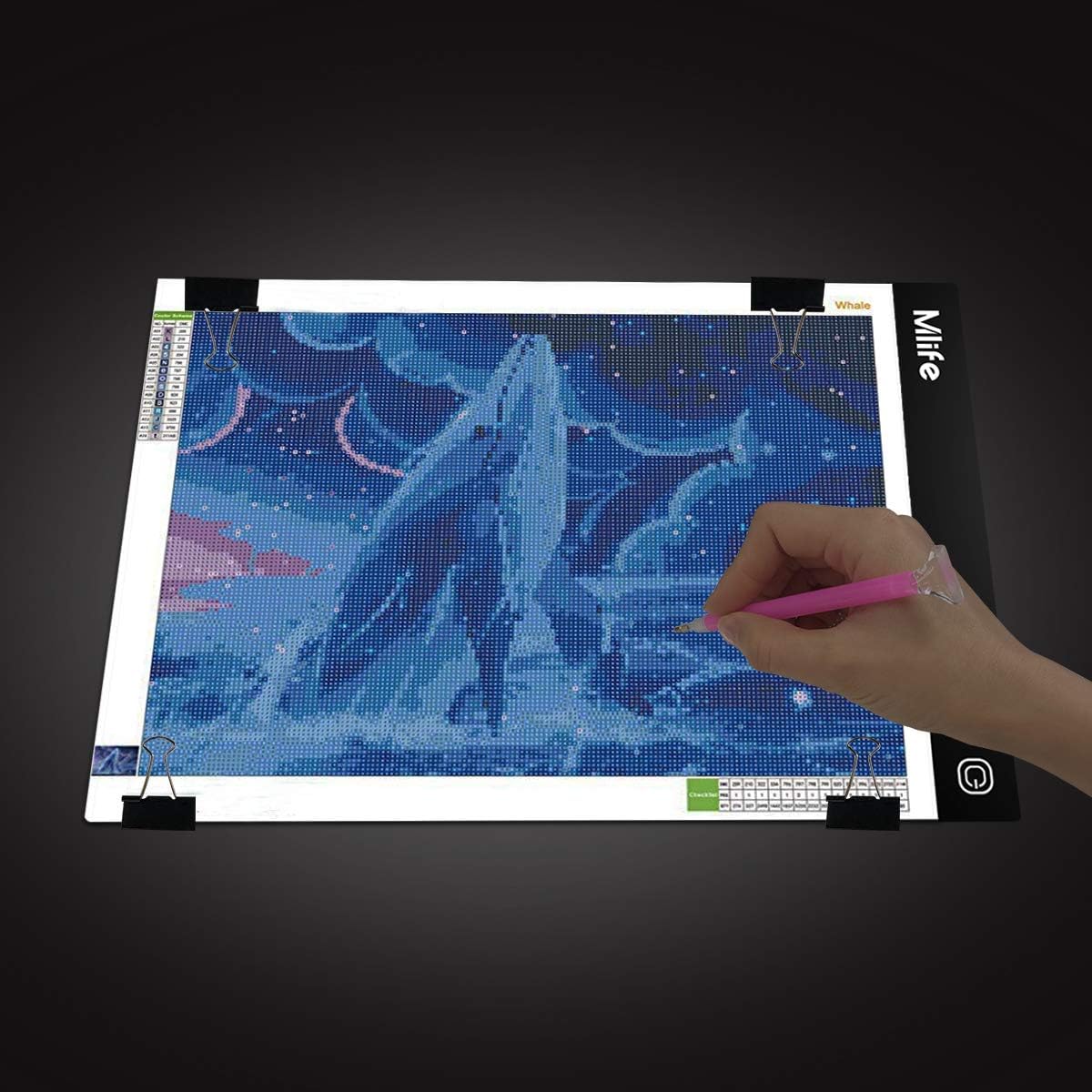 A4 LED Tracing Light Pad with 3 Brightness Levels